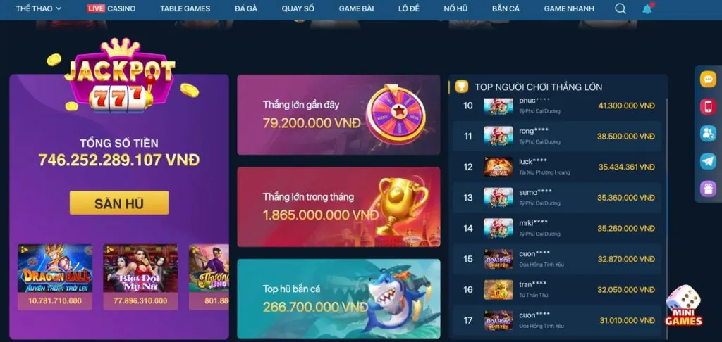 Đa dạng trò chơi trên ứng dụng 92lottery